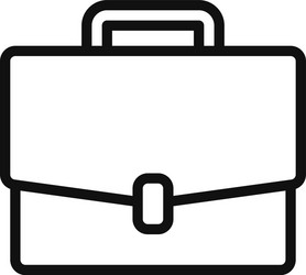 briefcase icon in modern design style for web vector image