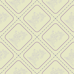 seamless pattern with symbols from aztec codices vector image