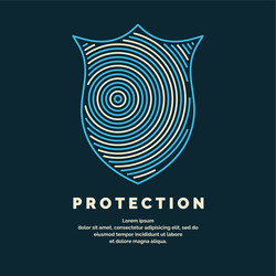 Shield a symbol of protection and reliability vector