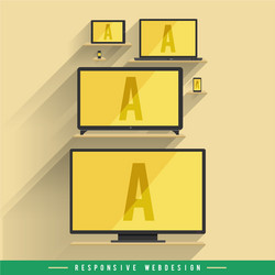 responsive webdesign for muti device in file vector image