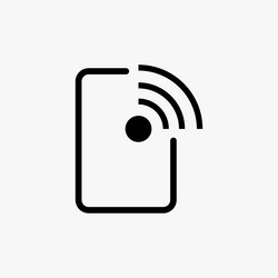 signal icon design can also be used for user vector image