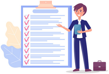 month scheduling to do list time management vector image