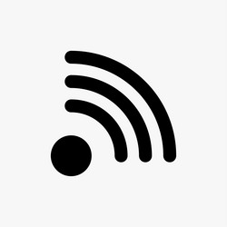 signal icon design can also be used for user vector image