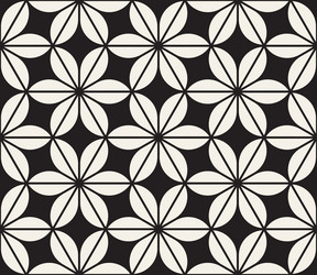 seamless pattern repeating geometric elements vector image