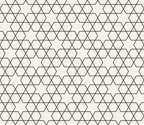 seamless pattern repeating geometric elements vector image