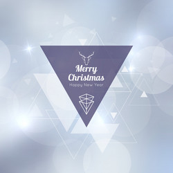 Abstract Triangular Blur Background vector image