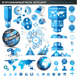 Modern Data Visualization Background vector image