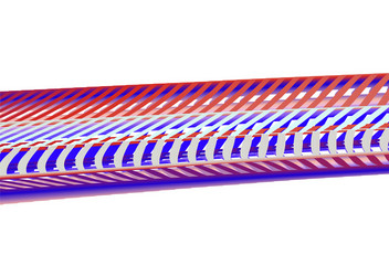 abstract design element wire bright object wavy vector image