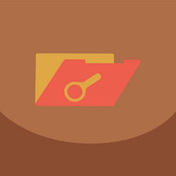 flat style blank realistic notepad notebook vector image