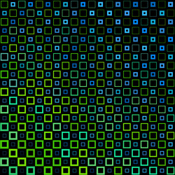 abstract background with colorful squares and wavy vector image