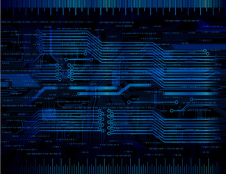 Abstract Technology Circuit Background vector image