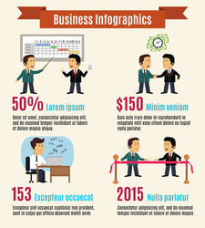 Business infographic set vector