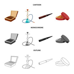isolated object refuse and stop symbol set vector image