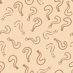 seamless pattern question marks quiz background vector image