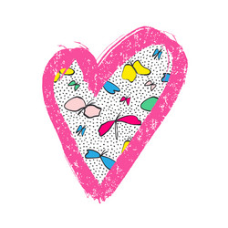 heart sign surface decoration Vector Image