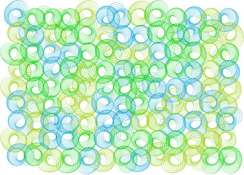 abstract colored springs shape pattern style vector image