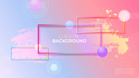 abstract liquid colorful gradient background vector image