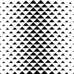 abstract monochrome triangle pattern background vector image