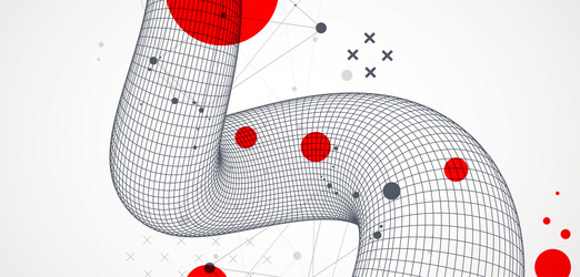 Complex Technological Network vector image