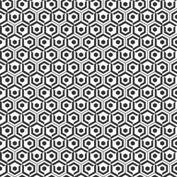 abstract seamless hexagons pattern vector image
