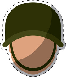 army related icons image vector image