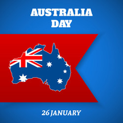 Australia day background vector