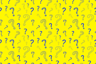 seamless pattern question marks doodle vector