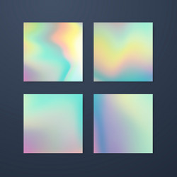 fluid iridescent multicolored background vector image