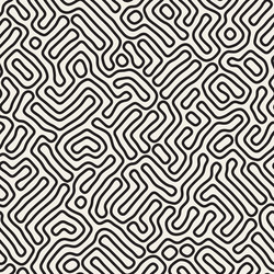 seamless pattern repeating geometric elements vector image