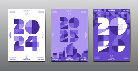 Annual Report Template Layout Design 2024 2025 Vector Image Annual Report Template Layout Design 2024 2025 Vector Image