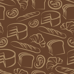Baking Pattern Background vector image