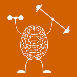 Brain Training Concept vector image