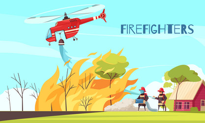 Fire emergency concept Royalty Free Vector Image