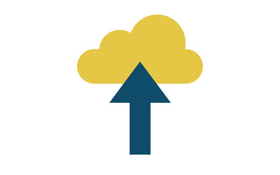 image of cloud synchronization vector image