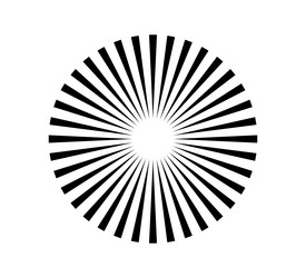 Radiating Circular Lines vector image