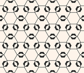 abstract geometric linear texture black and white vector image