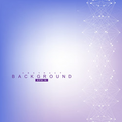 geometric abstract background with connected line vector image