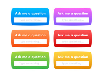 Question Mark User Interface vector image