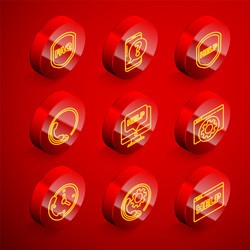 set line shield with text faq mobile phone vector image