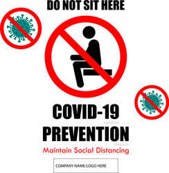 Priority Seating Sign Royalty Free Vector Image
