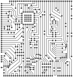 Electronic Circuit Texture Background vector image