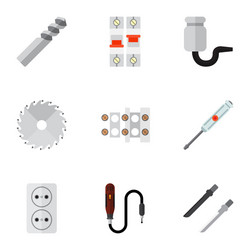 set of 9 editable instruments icons includes vector image