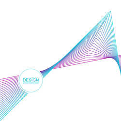 Abstract Gradient Line Background vector image