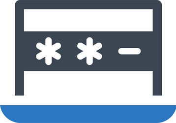 User login icon Royalty Free Vector Image - VectorStock