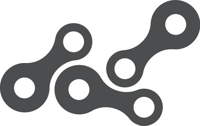 Chain logo design Royalty Free Vector Image - VectorStock