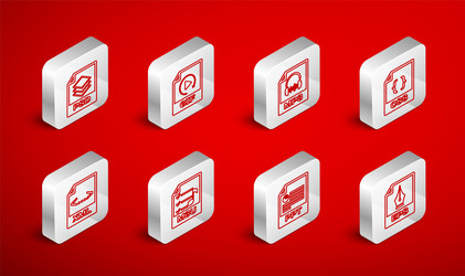 set line eps file document gif mp3 css ppt vector image