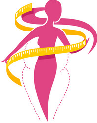 Weight Loss Diet Plan Flat Royalty Free Vector Image