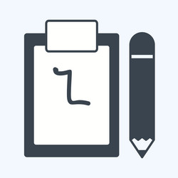 icon notepad suitable for web interface symbol vector image
