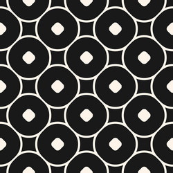 Seamless funky pattern with circles and squares vector