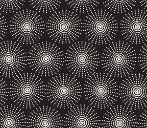 seamless pattern repeating geometric elements vector image